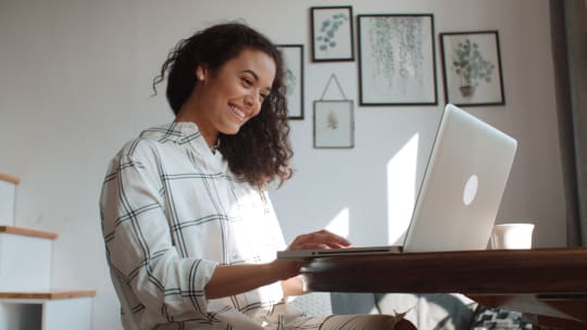 Woman on laptop