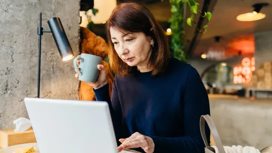 Woman on laptop