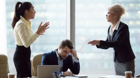 Argument in the office