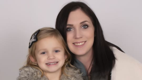 Nicole Pecoraro and her daughter. Photo by Amanda Marscin.