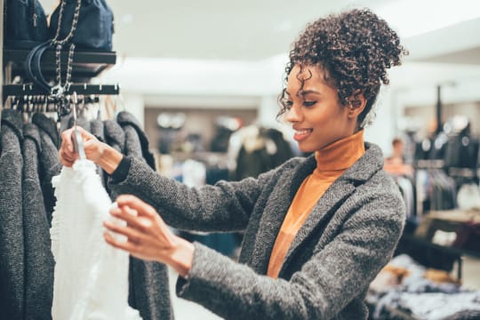 Woman shopping