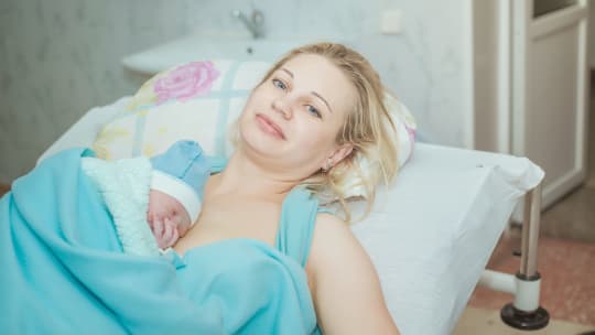 Woman with baby