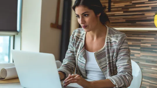 Woman on laptop