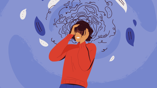 Stressed woman