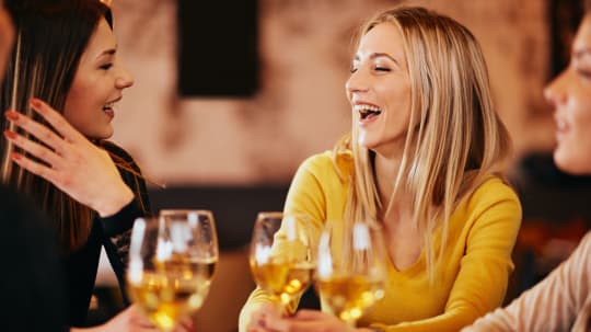 Women at happy hour