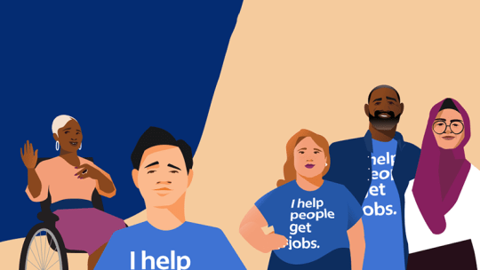 Graphic representing Indeed employees.