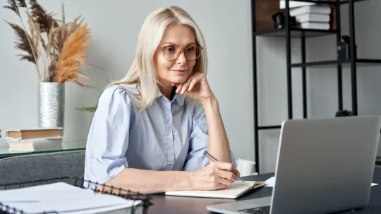 Woman on laptop