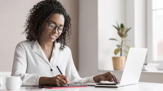Woman on laptop