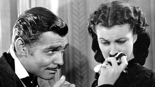 Clark Gable and Vivian Leigh in Gone with the Wind