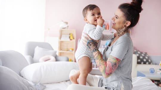 Mom with tattoo