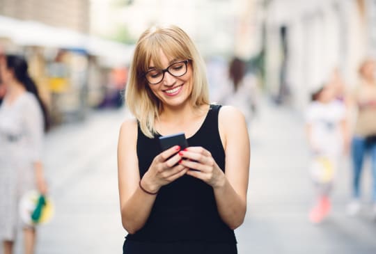 Woman on Phone