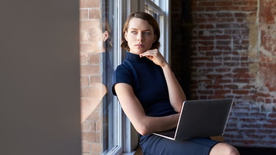 Woman thinking