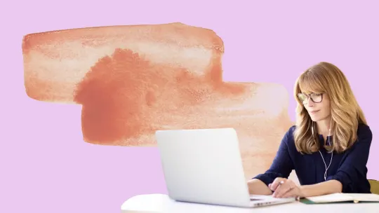 woman at work