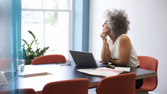 Woman on laptop