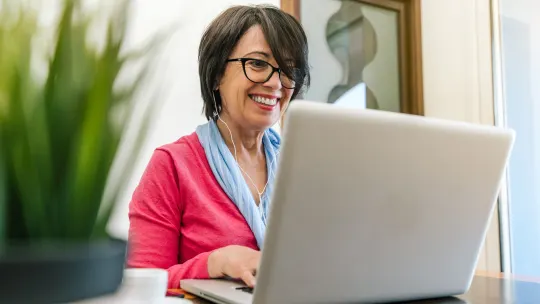 Woman on laptop