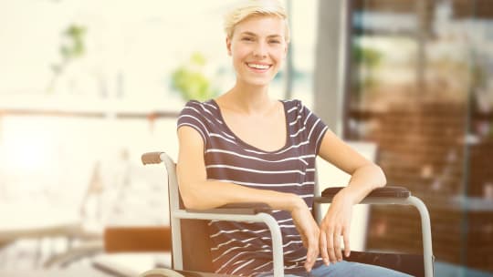 Woman in Wheelchair