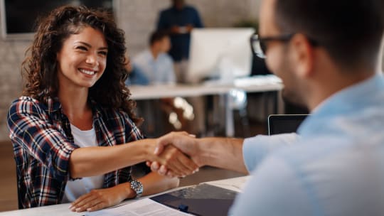 woman negotiating her salary