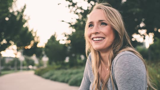 Smiling woman