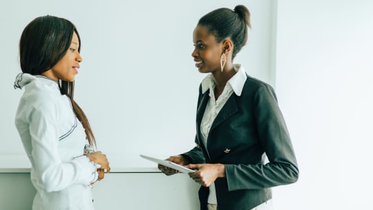 Women working together