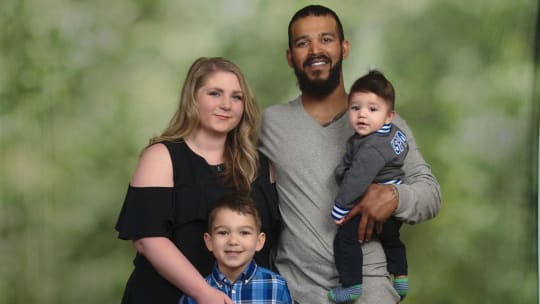Amber Griffin and her family. Photo Courtesy of PNC Financial Services Inc.