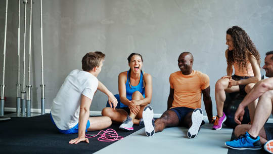 People at the gym