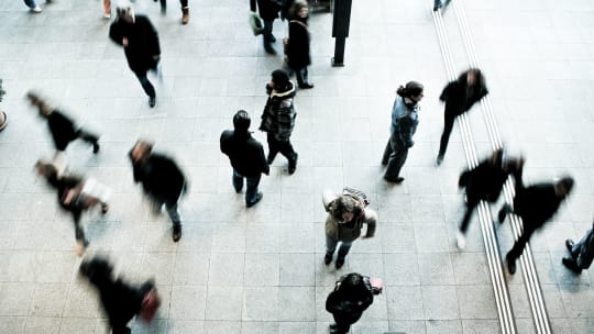Pedestrians in motion