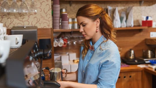 woman barista