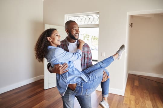 Couple in Empty House