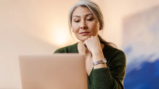 Woman on laptop