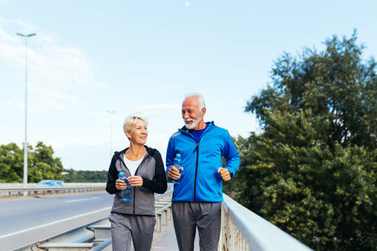 Couple jogging