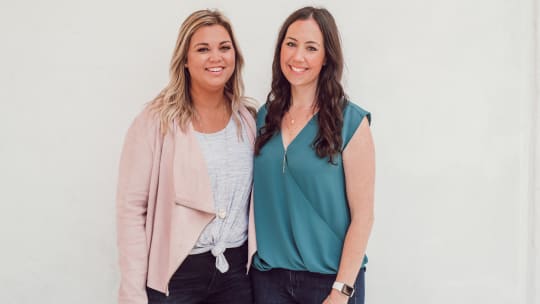 Lauren Brandt (L) and Lindsay Mitchell (R). 