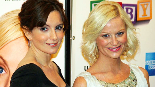 Amy Poehler and Tina Fey