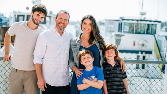 Elsa Elbert and family