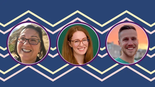 Rosa Carbajal, Lara Owen, and Justin Tomlin. Photos courtesy of Netapp.