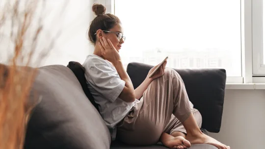 Woman thinking