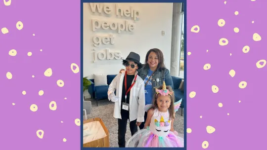 Cynthia Garza and family. Photo courtesy of Indeed.