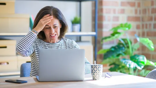 woman writing cover letter