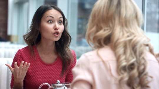 woman complaining to friend