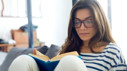 woman reading