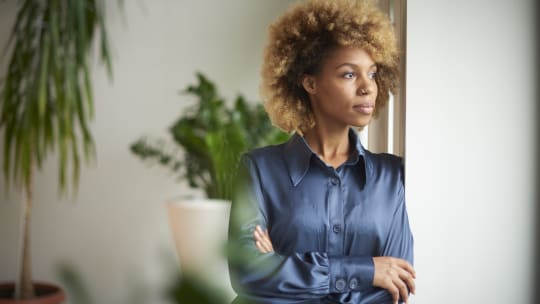 stressed woman