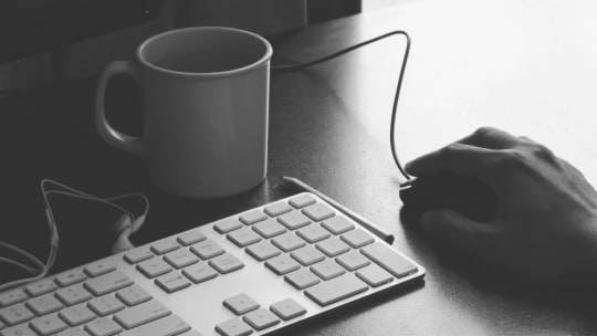 Woman Working on Computer