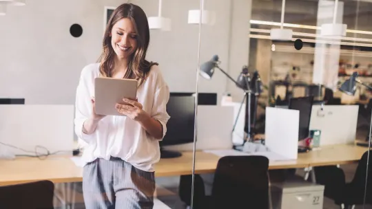 Woman working in office