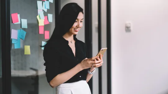 woman thinking about future