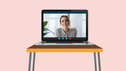 woman in interview