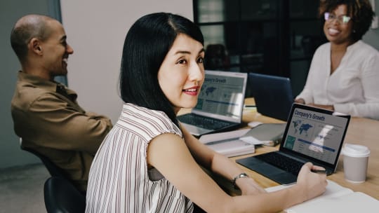 Woman at office