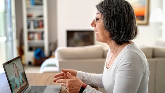 Woman on laptop