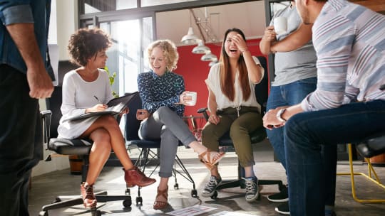People in meeting