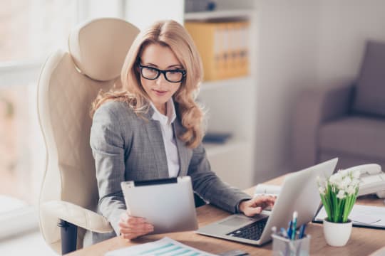 Woman in the office
