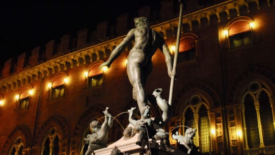 Fontana di Nettuno in Bologna, Italy