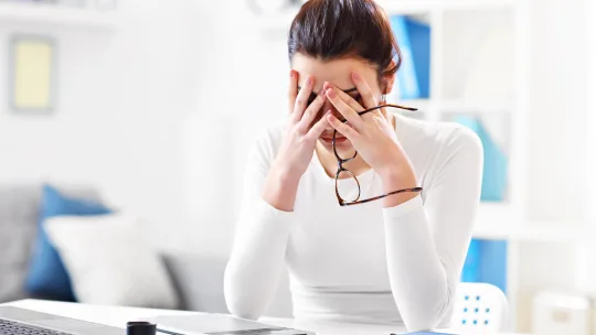 Frustrated woman